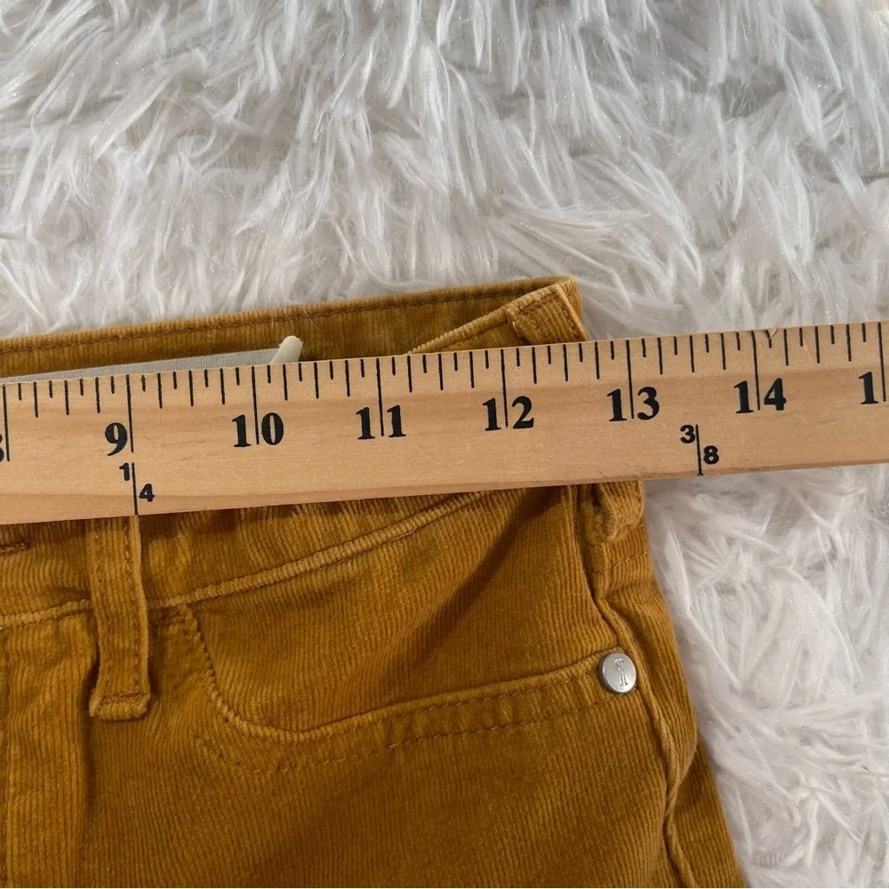 Anthropologie Pilcro Womens Velvet Feel Jeans Size 25 Marigold Skinny - Picture 6 of 10